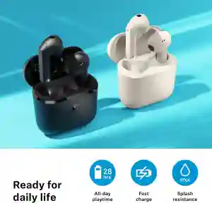 Sennheiser Accentum Open True Wireless Earbuds White | Premium Open-Ear TWS