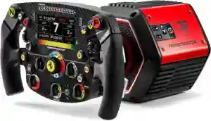 Thrustmaster T818 Scuderia Ferrari Simulator | Direct Drive Racing Wheel Bundle with SF1000 Wheel
