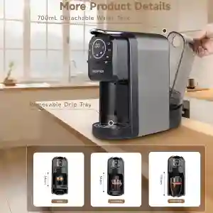 Lepresso Espresso Machine | Professional Home Coffee Maker with Rich Flavor Extraction