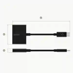 Belkin RockStar 3.5mm Audio + USB-C Charge Adapter (BL-A004-USBC-ADP / NPA004btBK)