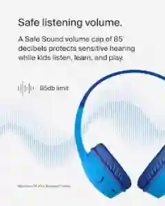Belkin SOUNDFORM Mini - Kids Hearing Protection Headphones - Blue (BL-HS-BT-002-BLU / AUD002btBL)