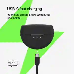 Belkin SOUNDFORM Rhythm True Wireless Earbuds - Black (BL-TWS-C012-BLK / AUC012btBK)