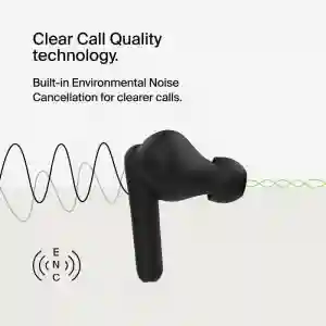 Belkin SOUNDFORM Rhythm True Wireless Earbuds - Black (BL-TWS-C012-BLK / AUC012btBK)