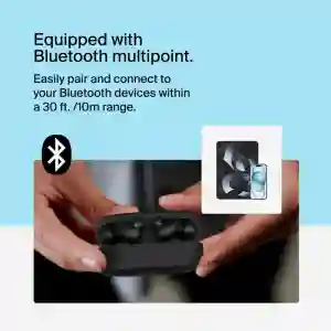 Belkin SOUNDFORM Rhythm True Wireless Earbuds - Black (BL-TWS-C012-BLK / AUC012btBK)