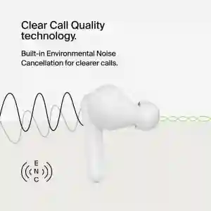 Belkin SOUNDFORM Rhythm True Wireless Earbuds - White (BL-TWS-C012-WHT / AUC012btWH)