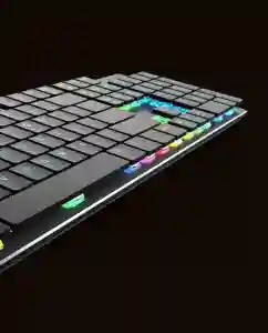 MeeTion MT-MK80 Ultra Slim RGB Mechanical Gaming Keyboard