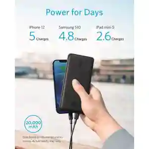 Anker PowerCore Essential 20000 PD Power Bank – Black