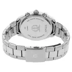 Titan Workwear Anthracite Dial Multi Stainless Steel Strap Watch for Men