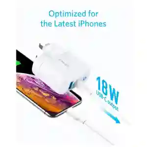 Anker PowerPort PD + 2 35W Wall Charger – White