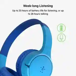 Belkin SoundForm Mini Wireless On-Ear Headphones for Kids (AUD002BTMX)