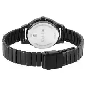 Titan Women Karishma Black Dial Metal Strap Watch