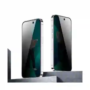 Green Steve Privacy A/B Screen Protector for iPhone 14 Pro / 14 Pro Max