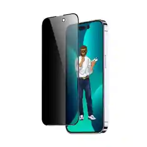 Green Steve Privacy A/B Screen Protector for iPhone 14 Pro / 14 Pro Max