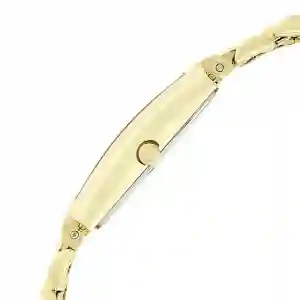 Titan Rectangle White Dial Analog with Date Stainless Steel Strap Watch for Men