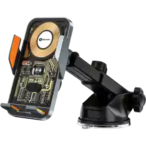 BEYOX BS-202 Wireless Car Stand – Fast Charging & Secure Mount