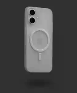 MagSafe Case for iPhone 16 Plus – Transparent Magnetic Shockproof Back Cover