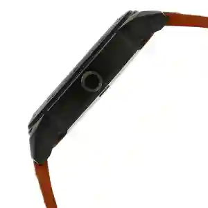 Titan Quartz Analog Black Dial Leather Strap Watch for Men | Stylish Timepiece by Titan Qatar