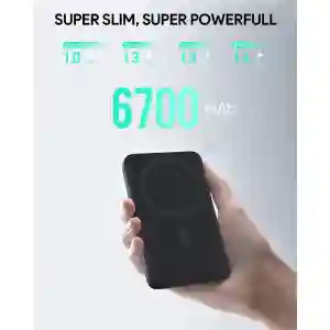 Aukey 6700mAh Wireless Power Bank with Fast Charging