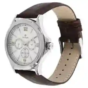 Titan Black Dial Multifunction Watch for Men 1698SL01