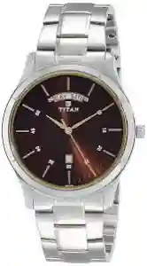 Titan Neo Brown Dial Analog Watch for Men 1767SM03 | Titan Qatar