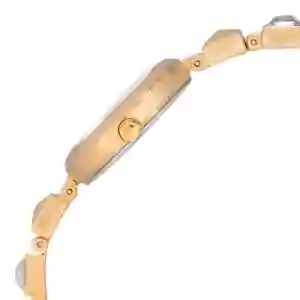 Titan Raga Viva Silver Dial Analog with Date Golden Metal Strap Watch for Women | Elegant Festive Watch