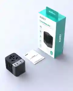 Aukey Travel Mate 35W Adapter with USB Port | Aukey Qatar