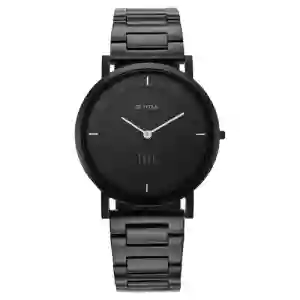 Titan Quartz Analog Black Dial Stainless Steel Strap Watch for Men | Classic Everyday Timepiece
