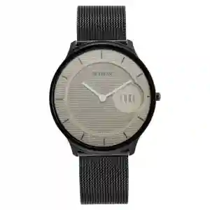 Titan Edge Baseline Beige Analog Stainless Steel Strap Watch for Men | Ultra-Slim Premium Watch