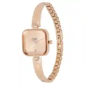 Titan Raga Viva Rose Gold Dial Women Watch With Metal Strap | Elegant Women’s Fashion Watch