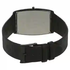 Titan Edge Black Dial Analog Leather Strap Watch for Men | Titan Qatar