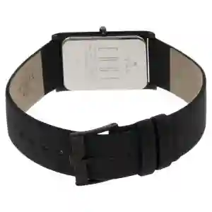 Titan Quartz Analog Black Dial Leather Strap Watch for Men | Titan Qatar