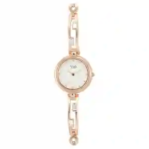 Titan Raga I Am White Dial Women Watch With Metal Strap | Elegant Designer Watch