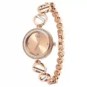 Titan Raga Viva Rose Gold Dial Women Watch With Metal Strap | Elegant Women’s Timepiece