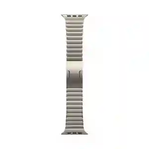 Apple Watch 46mm Natural Link Bracelet - Premium Stainless Steel Strap | Qatar | MXMF3ZM/A