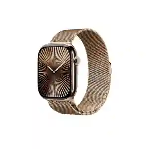 Apple Watch 46mm Gold Milanese Loop M/L - Premium Stainless Steel Strap | Qatar | MXMR3ZM/A