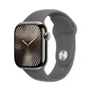 Apple Watch Series 10 42mm Natural Titanium Sport Band Cellular (MWXD3QA/A)