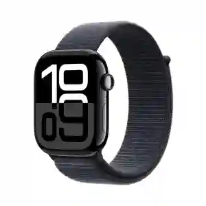 Apple Watch Series 10 46mm Jet Black Aluminum Black Sport Band ML Cellular (MWY43QA/A)
