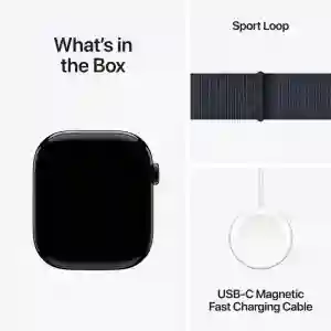 Apple Watch Series 10 46mm Jet Black Aluminum Black Sport Band ML Cellular (MWY43QA/A)