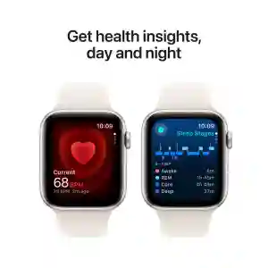 Apple Watch SE (2nd Gen) 40mm Silver Aluminum Blue Sport Loop GPS (MXEE3QA/A) | Apple Watches Qatar