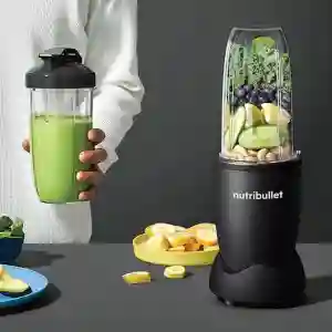 NutriBullet NB9-1212AK Smoothie Maker 900W (9 Pcs) Matte Black | High-Speed Blender
