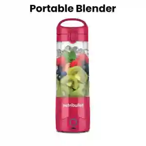 NutriBullet NB-PB475M Portable Blender Magenta | Rechargeable Smoothie & Shake Maker