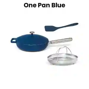 Nutricook NC-OP126B One Pan 26cm Blue | Non-Stick Multipurpose Cooking Pan