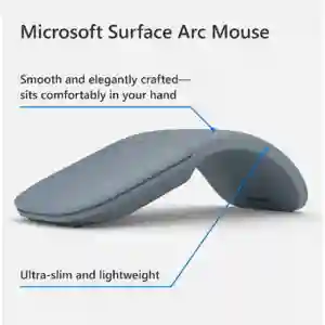 Microsoft Surface Arc Mouse Bluetooth Light Grey | Qatar