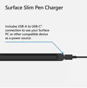 Microsoft Surface Slim Pen 2 Charger Black | Qatar