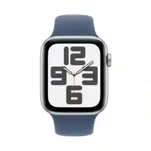 Apple Watch SE (2nd Gen) 44mm Silver Aluminium with Starlight Sport Band (GPS) | Qatar