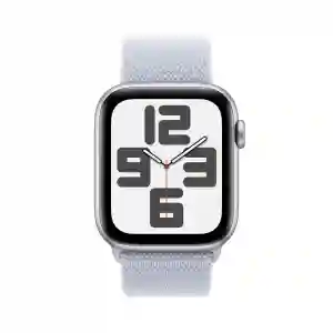 Apple Watch SE (2nd Gen) 44mm Silver Aluminium with Blue Sport Loop (GPS) | Qatar – MXET3QA/A