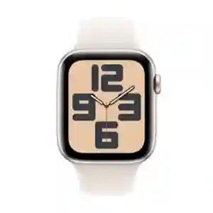Apple Watch SE (2nd Gen) 44mm Starlight Aluminium with Starlight Sport Band (M/L) GPS | Qatar – MXEV3QA/A