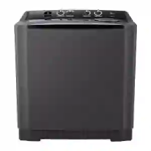 LG 16Kg Twin Tub Washer P2061PT Black | Roller Jet • Wind Jet Dry • Twin-Tub Semi-Automatic
