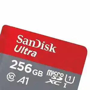 SanDisk Ultra Lite microSD UHS-I 256GB 100MB/s SD Card SDSQUNR-256G-GN3MN | Mobile Memory Card Qatar
