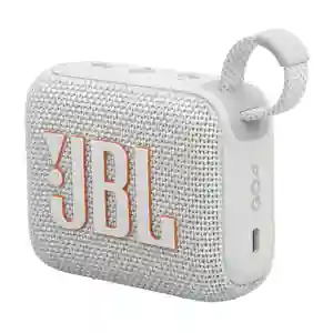 JBL Go 4 White Ultra-Portable Waterproof Bluetooth Speaker | Clean Look & Powerful Sound